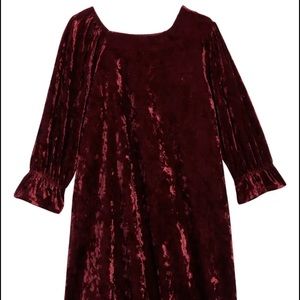NWT Nordstrom kids good luck girl velvet dress